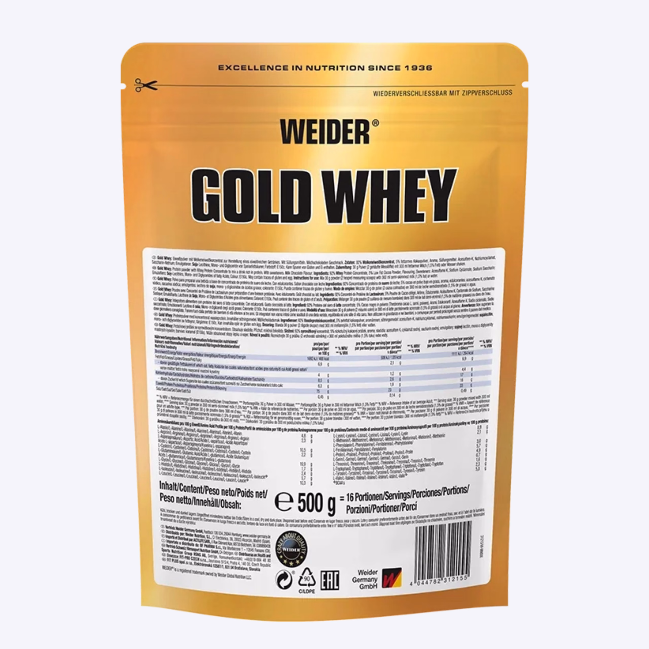 Weider Gold Whey whey protein za mišićni rast i zdravlje