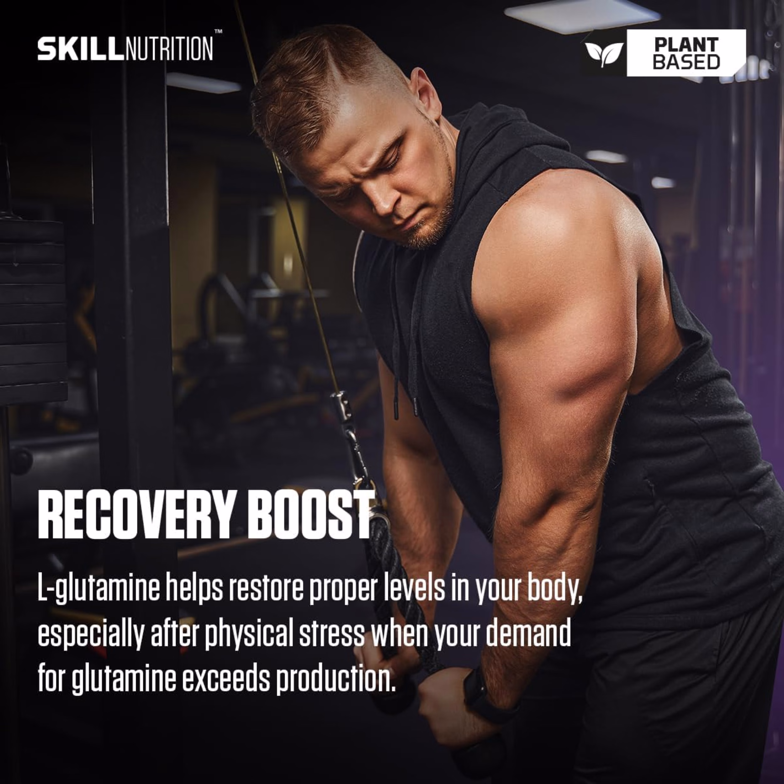skill nutrition glutamine glutamin za oporavak misica