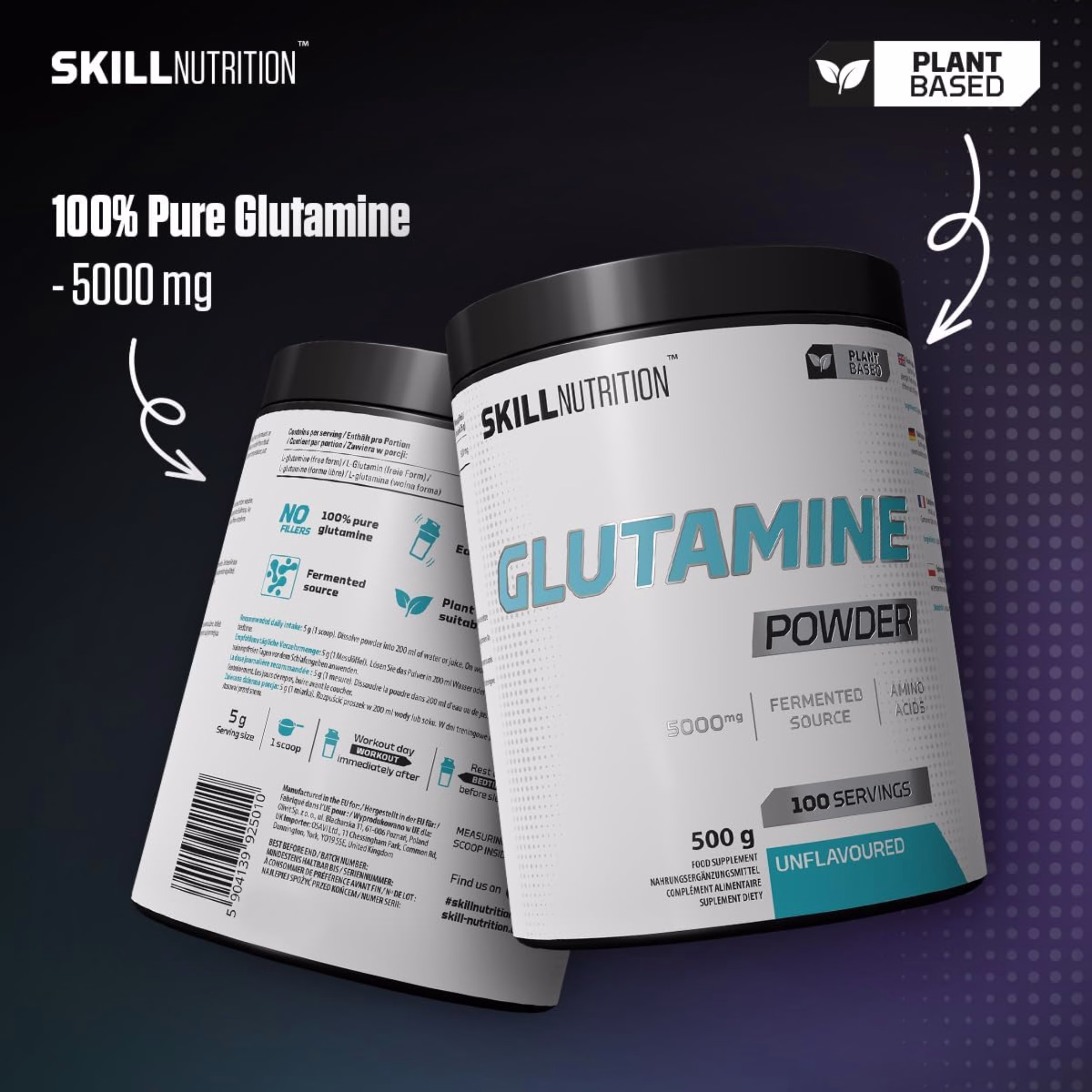 skill nutrition glutamine glutamin za oporavak misica