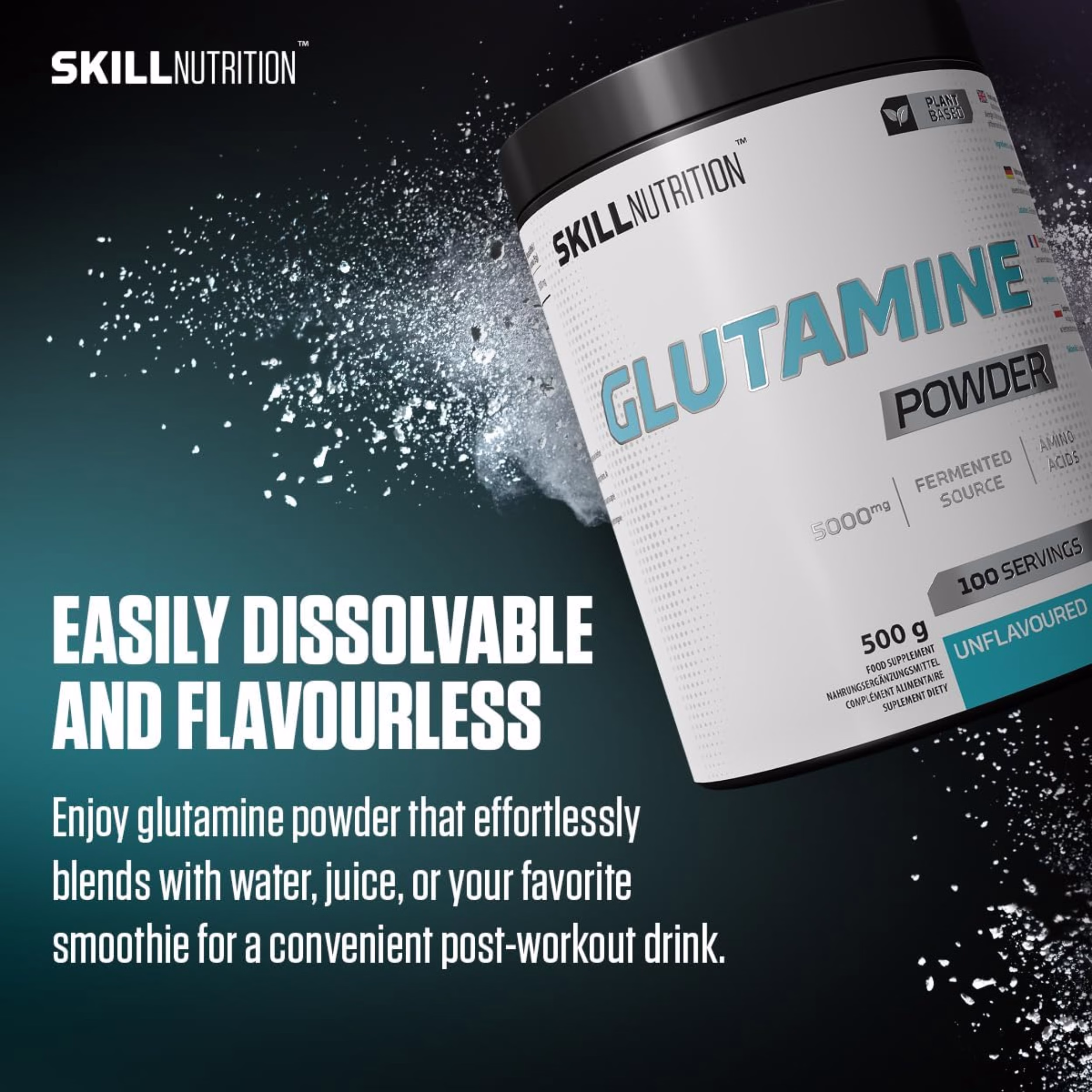 skill nutrition glutamine glutamin za oporavak misica