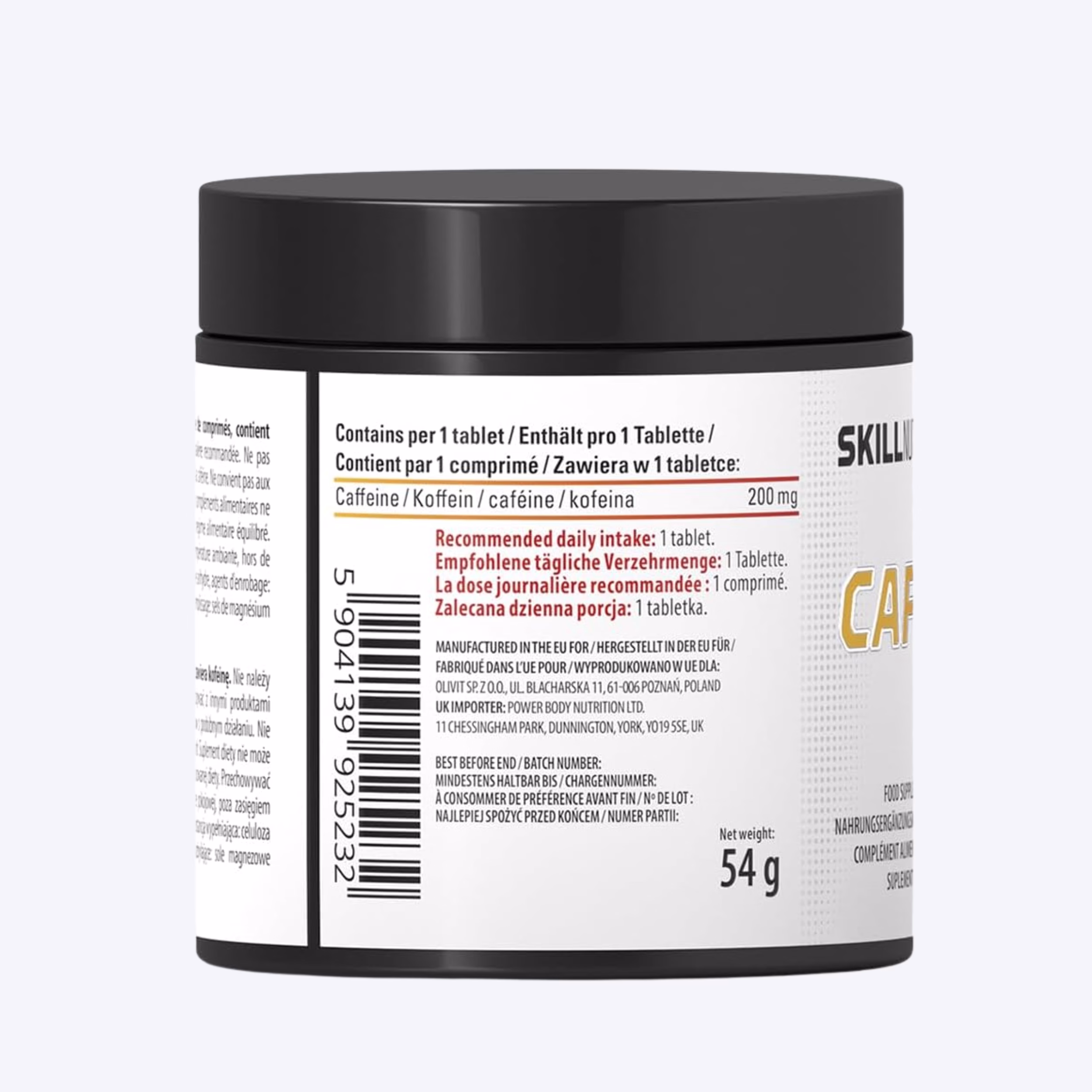 Skill Nutrition Caffeine kofein u kapsulama za energiju