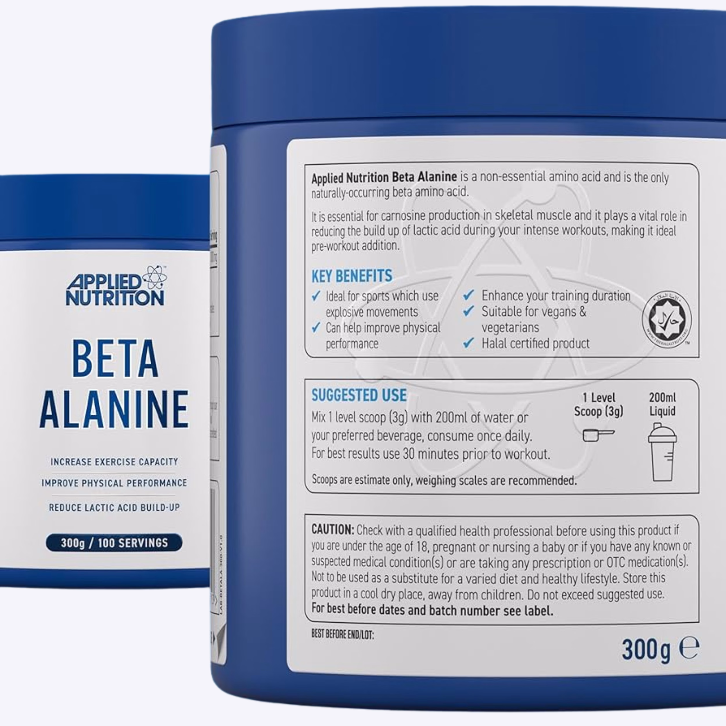 Applied Nutrition Beta Alanine 300g