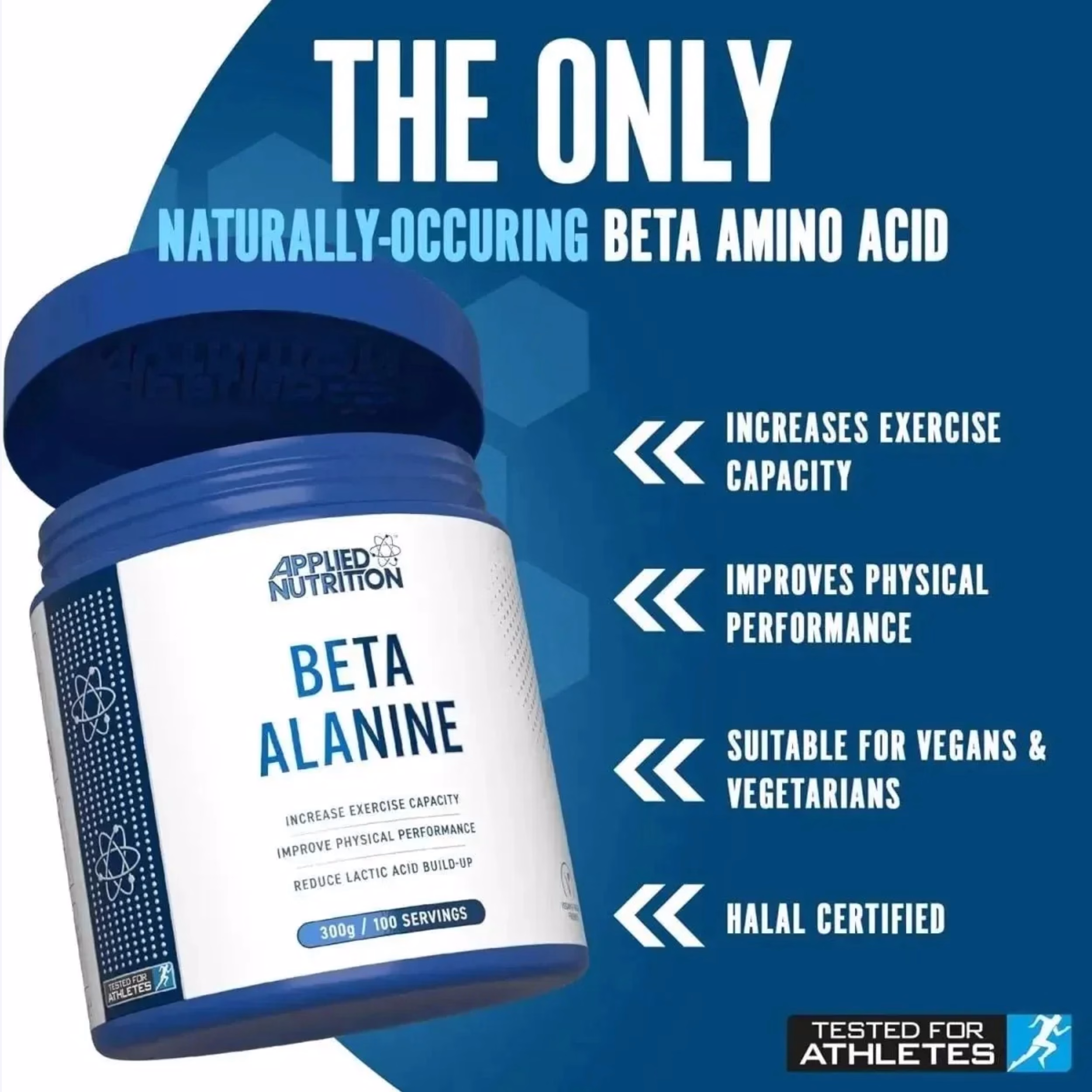 Applied Nutrition Beta Alanine 300g - Slika 3