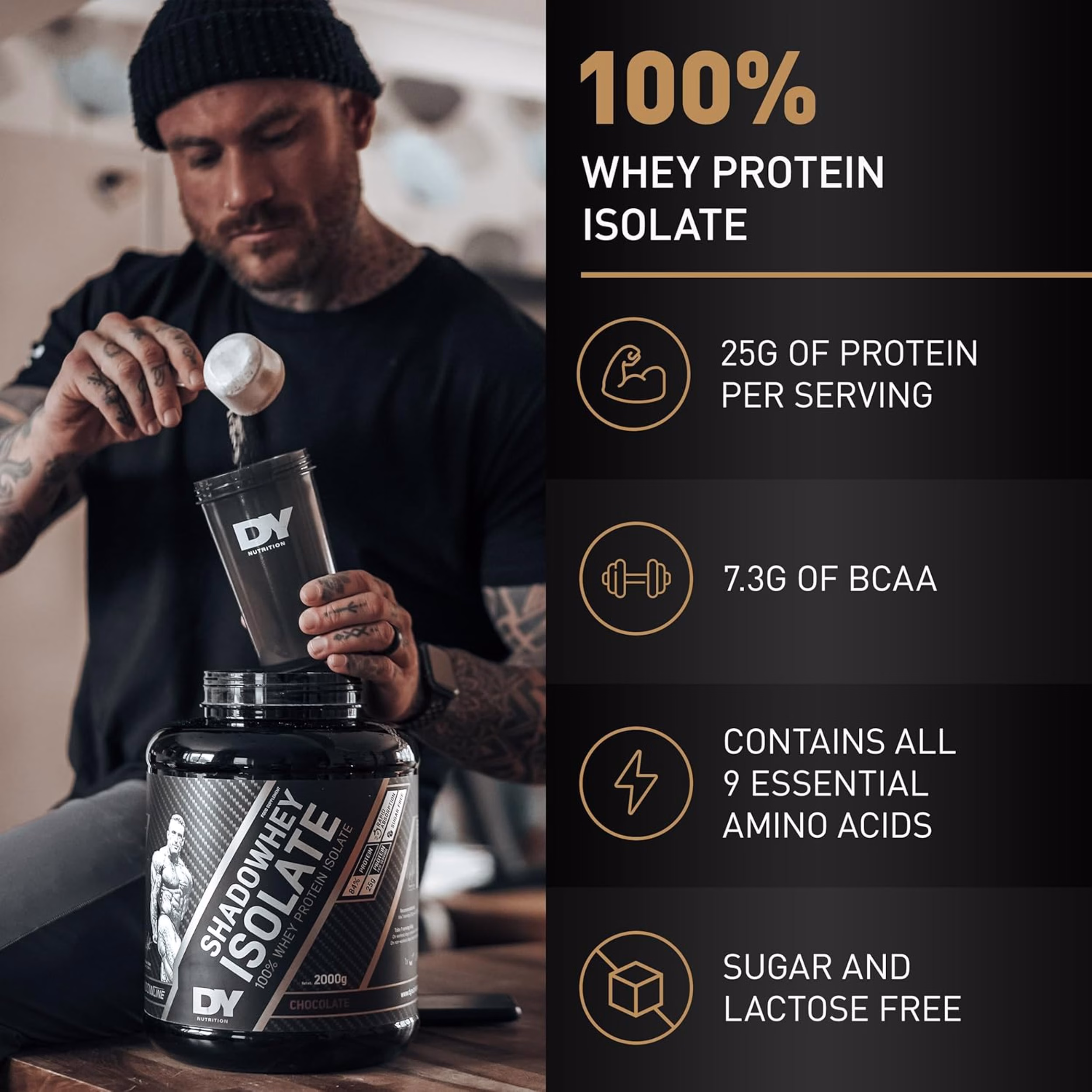 Dorian Yates Whey Shadowhey Isolate 2000g - Slika 4