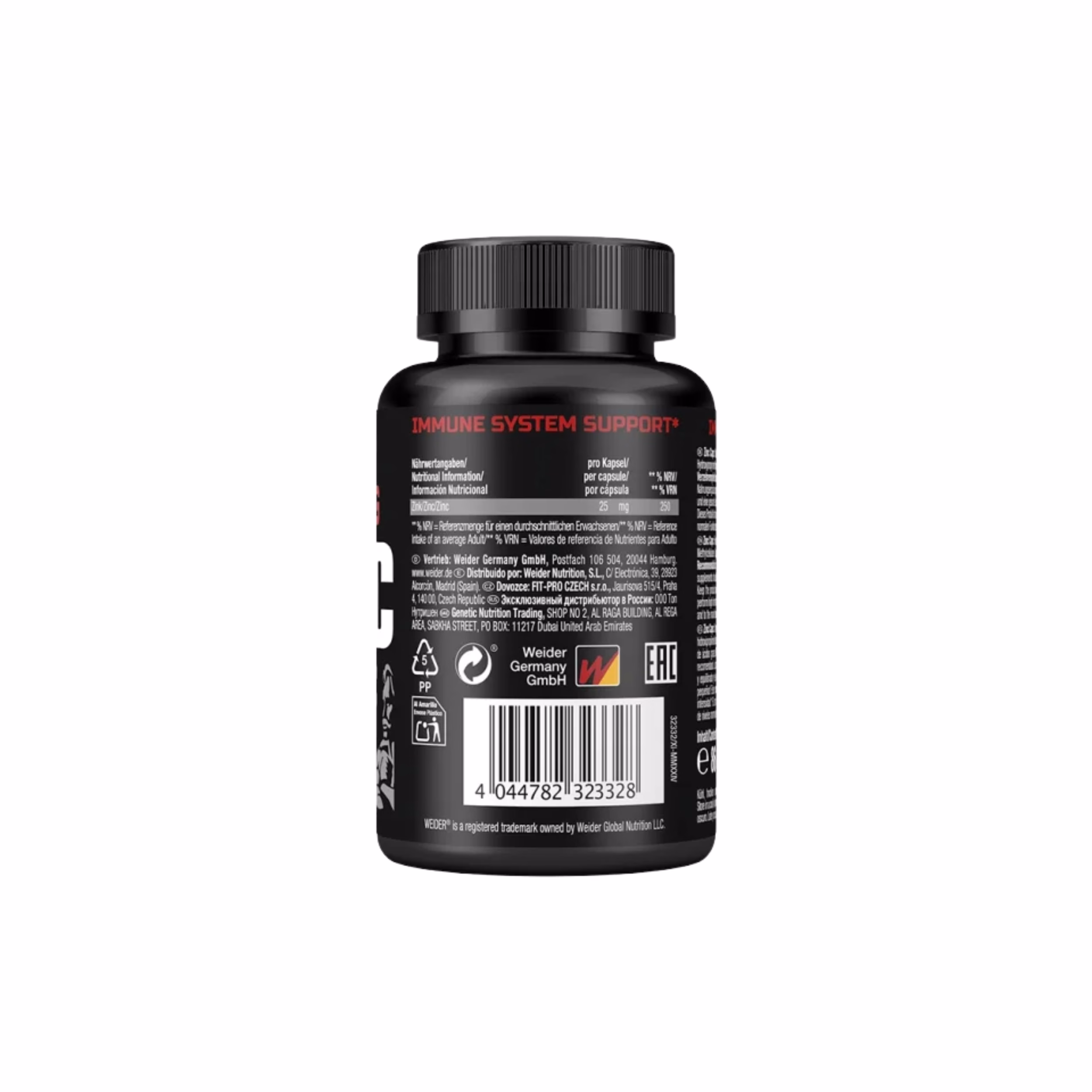 Weider Strong Zinc 25mg 120 kapsula cink