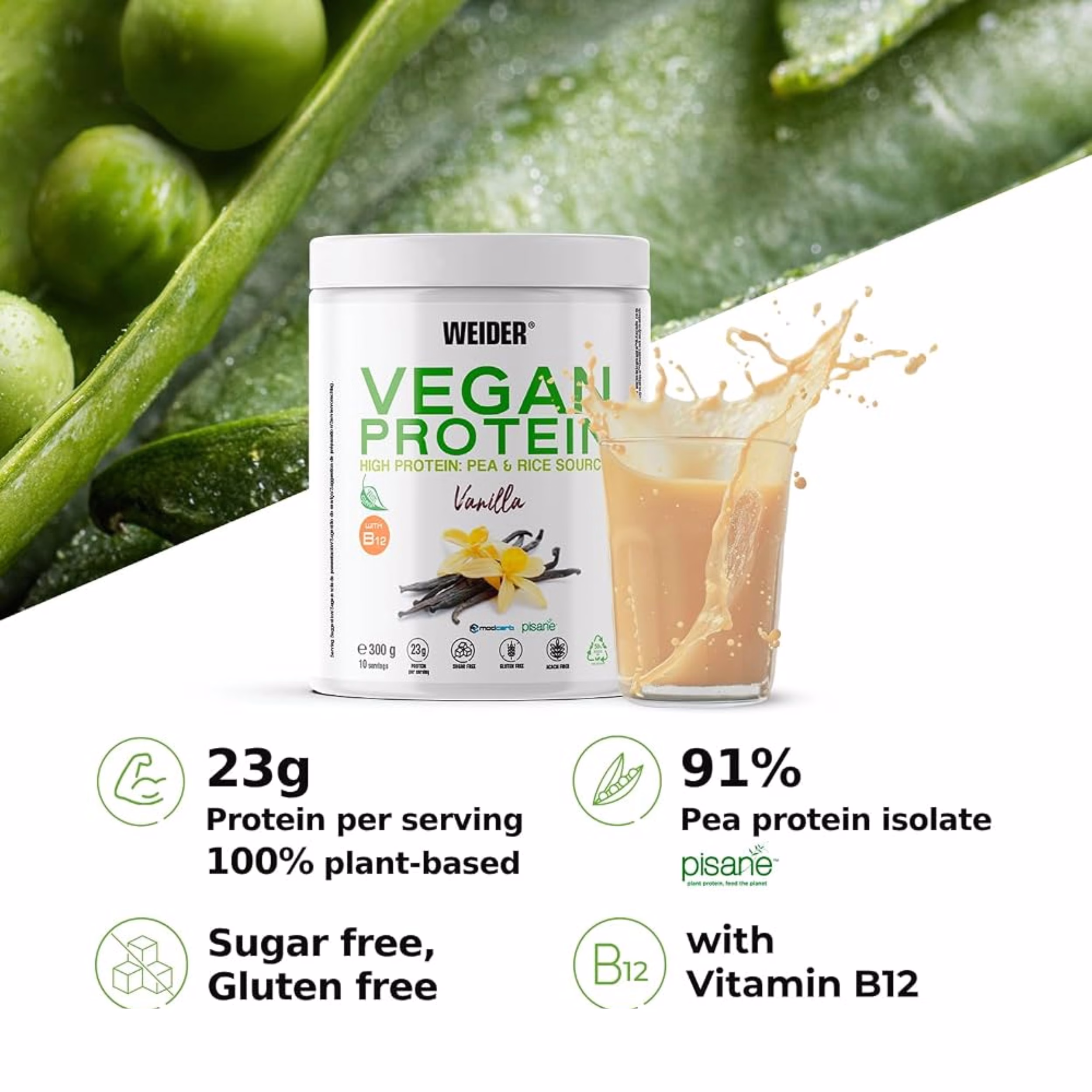 Weider Vegan Protein 300g - Slika 2