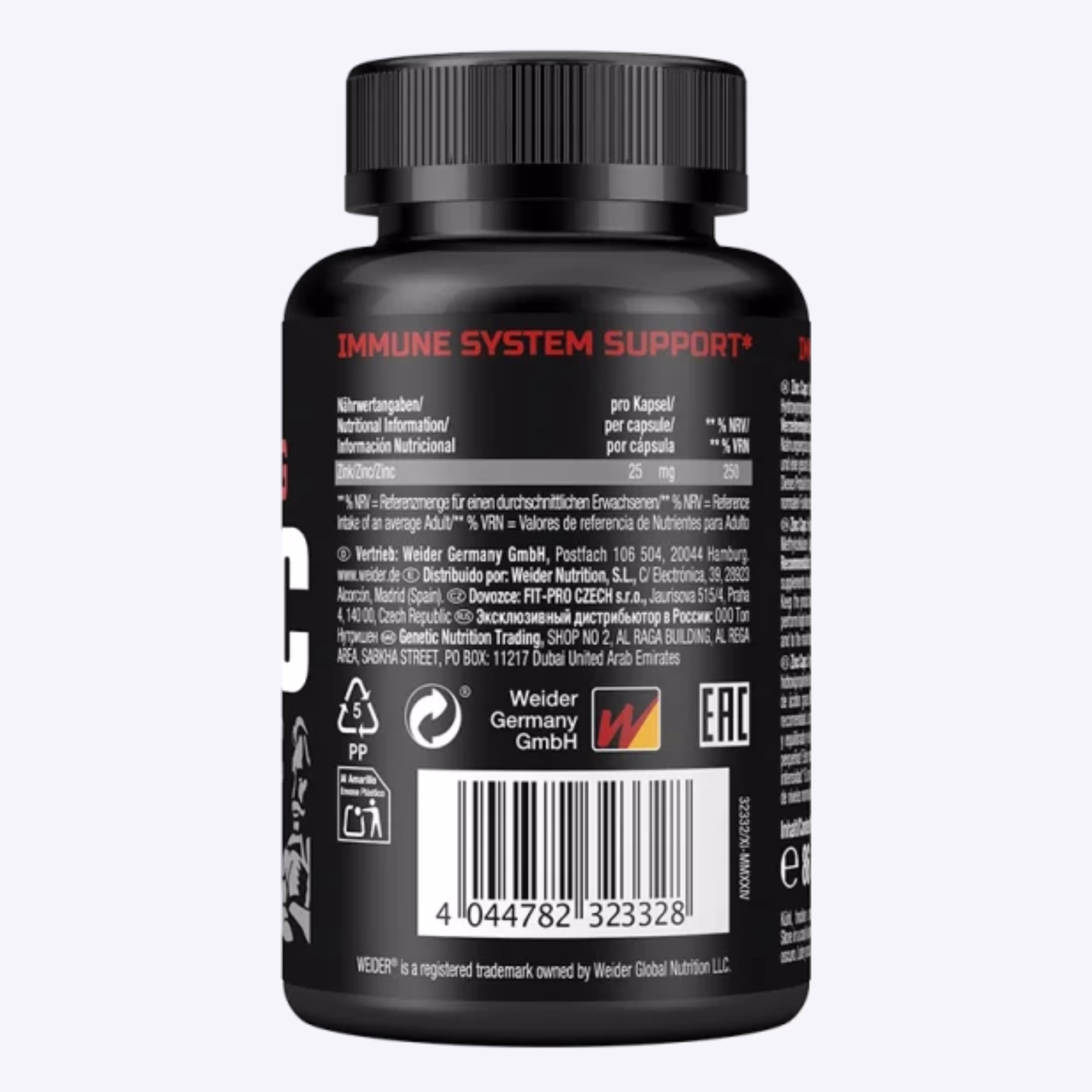 Weider Strong Zinc 25mg 120 kapsula weider cink mineral za testosteron kožu kosu i nokte