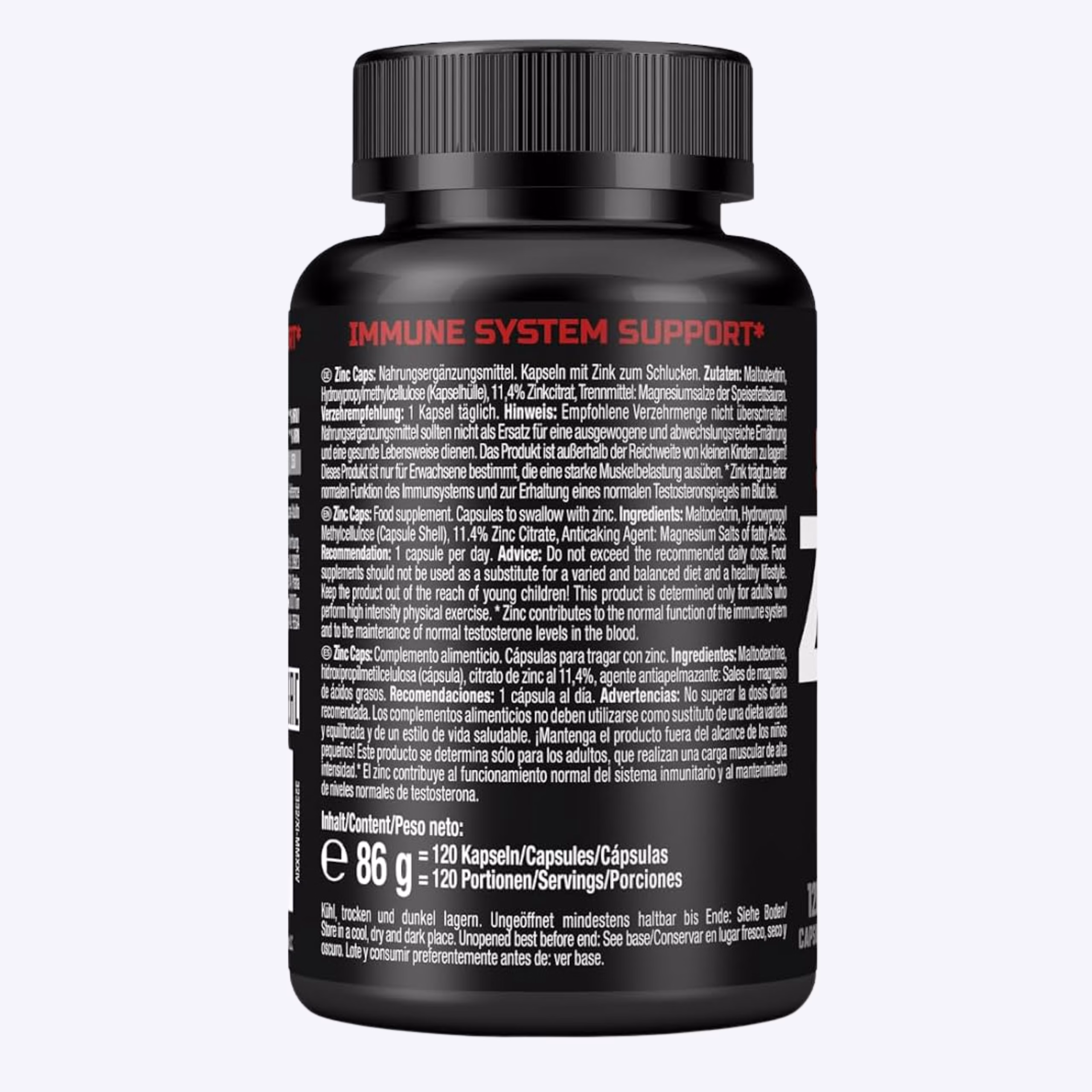 Weider Strong Zinc 25mg 120 kapsula - Slika 3