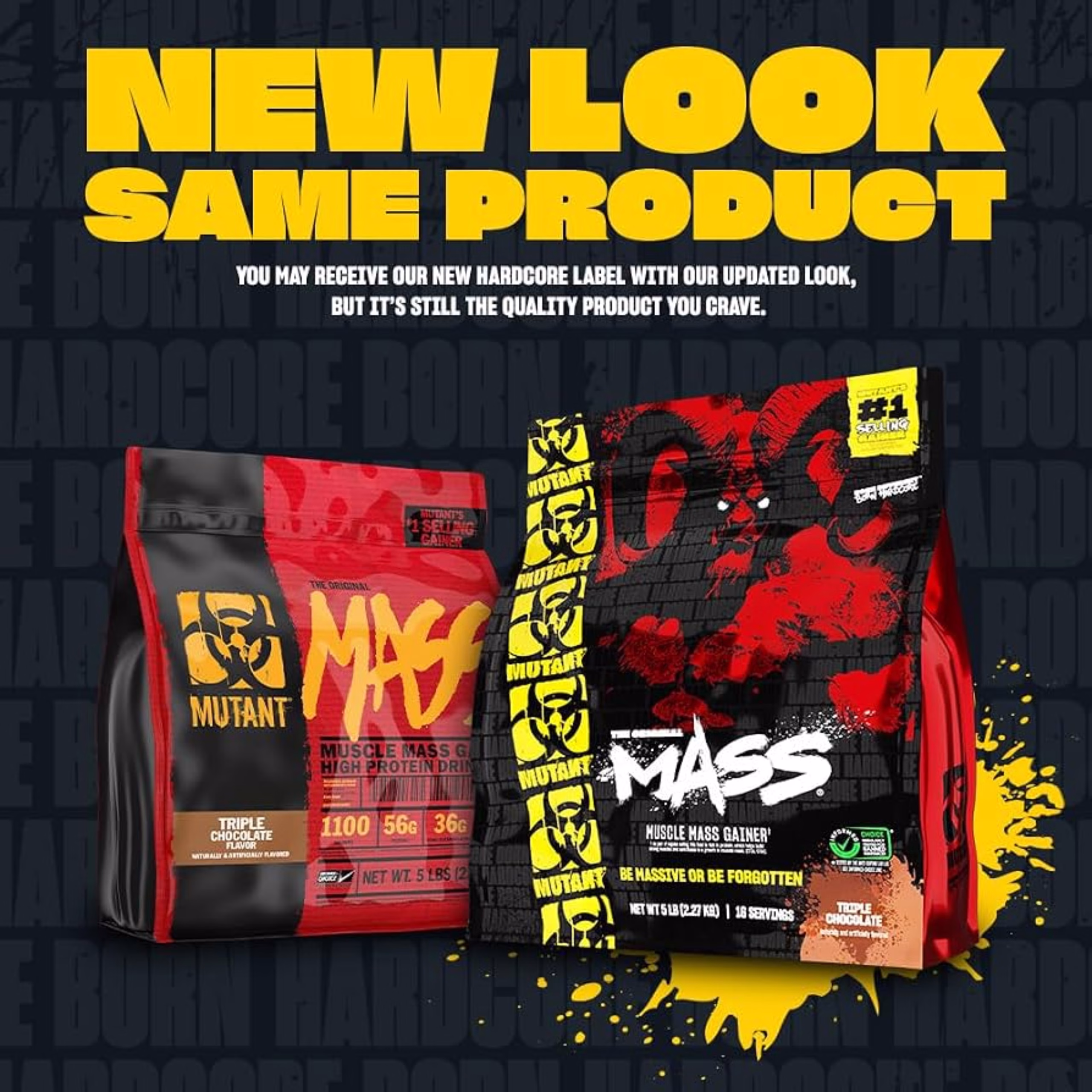 mutant mass gainer 2270g za dobijanje mase i za debljanje