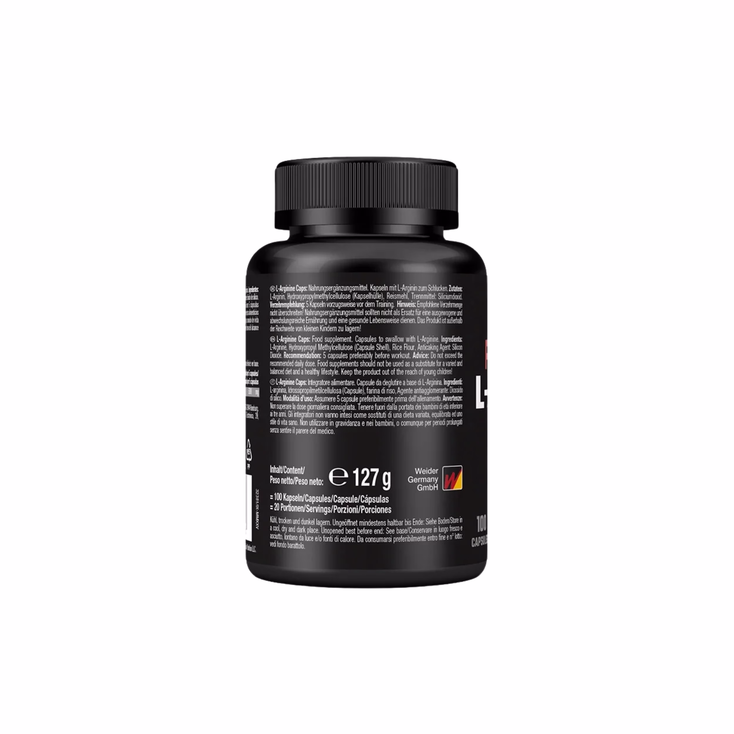 Weider L-Arginine 100 kapsula - Slika 2