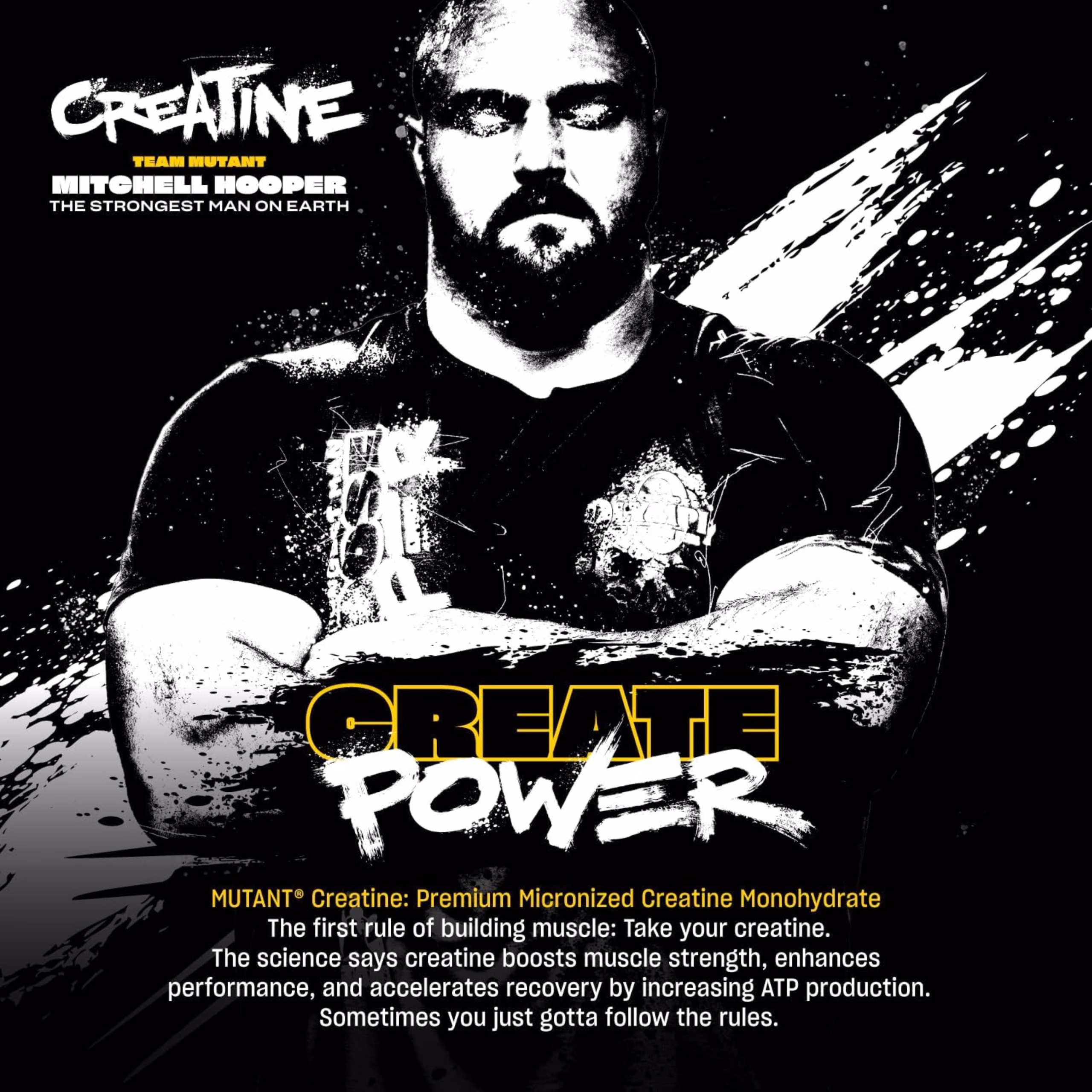 Mutant creatine monohydrate 300g kreatin monohidrat mikronizirani