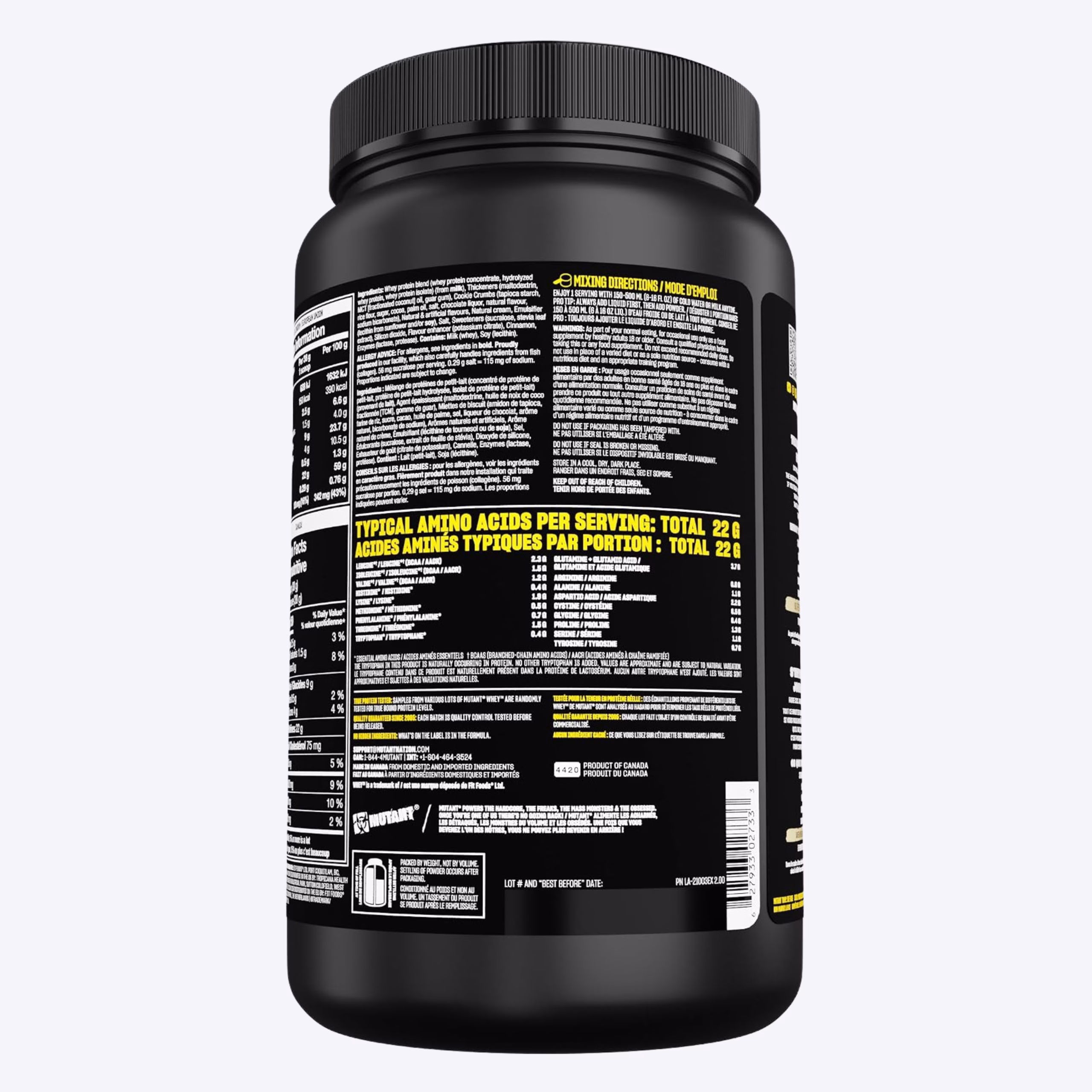 Mutant Whey Protein 908g - Slika 2