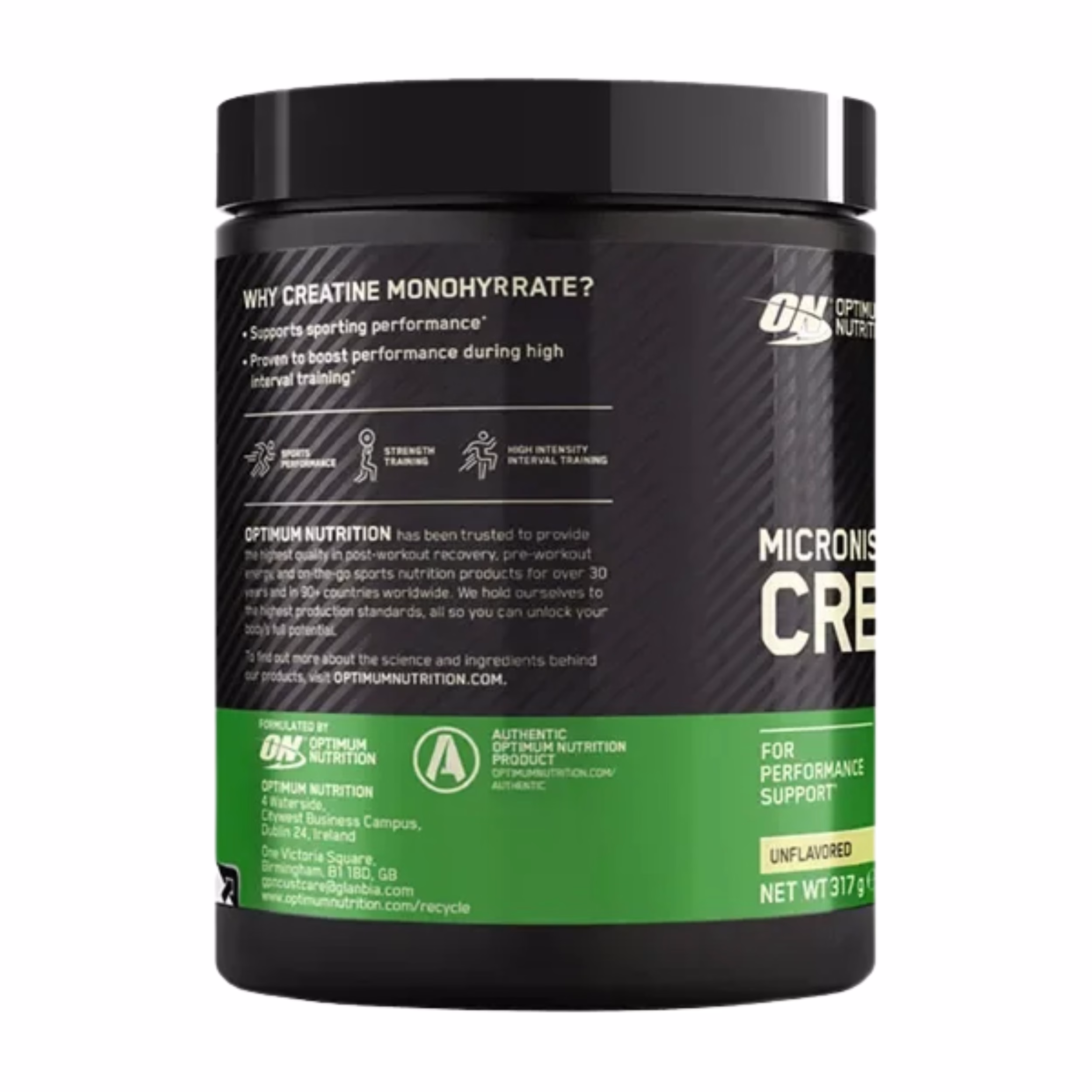 Optimum Nutrition Creatine Powder Micronized 317g - Slika 3