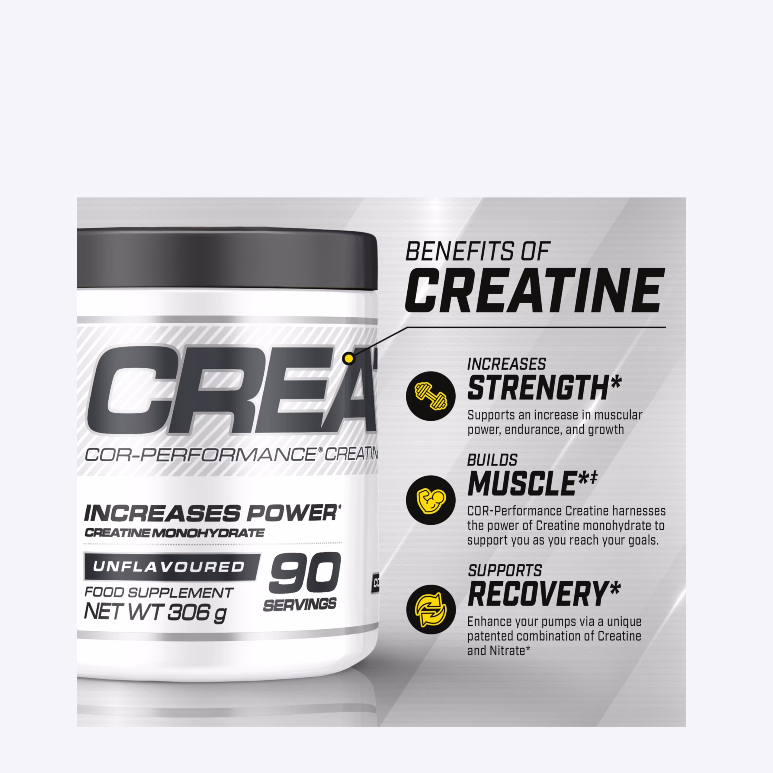 Cellucor COR-Performance Creatine 300g Unflavored - Slika 3