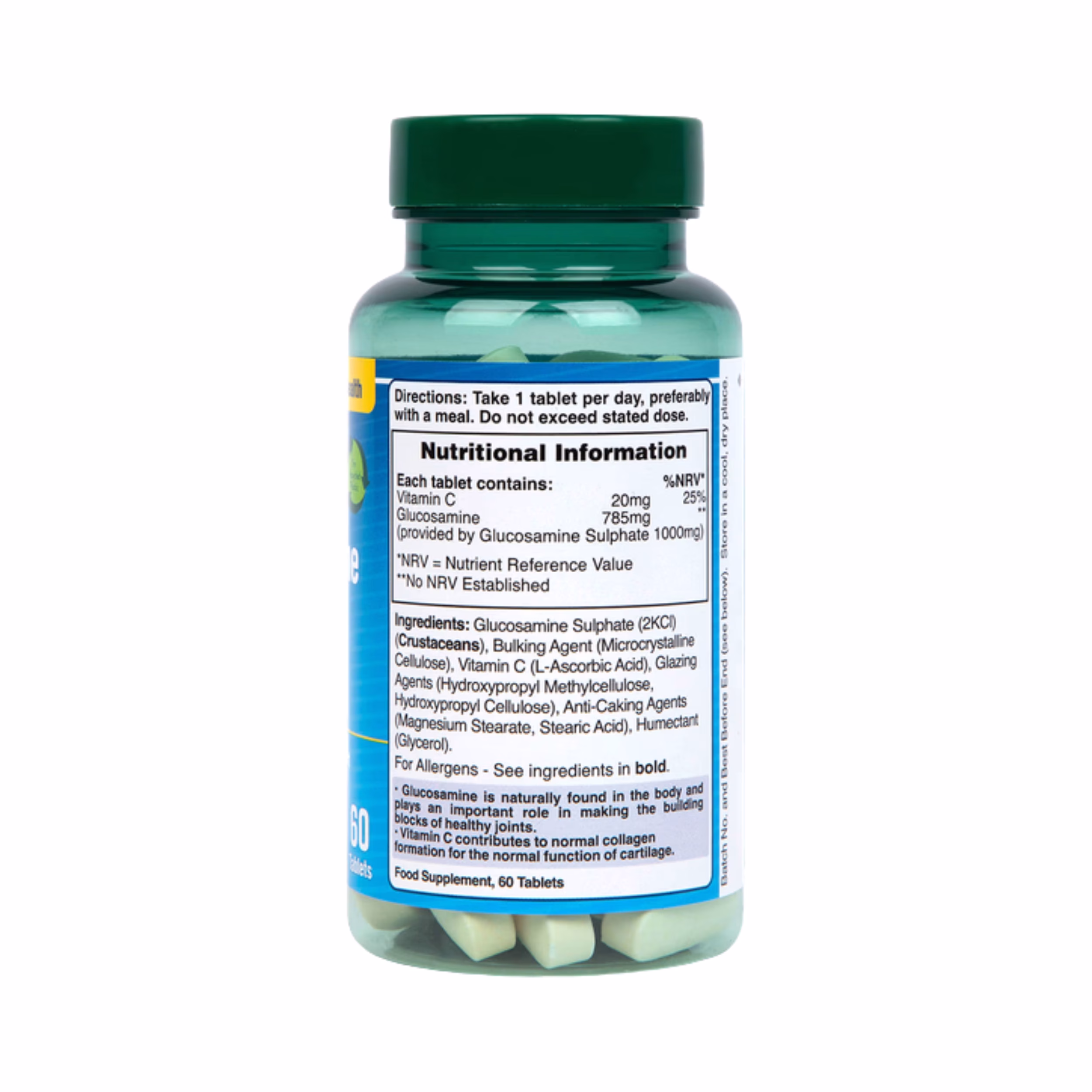 Holland & Barrett Glucosamine 1000mg 60 tableta - Slika 2