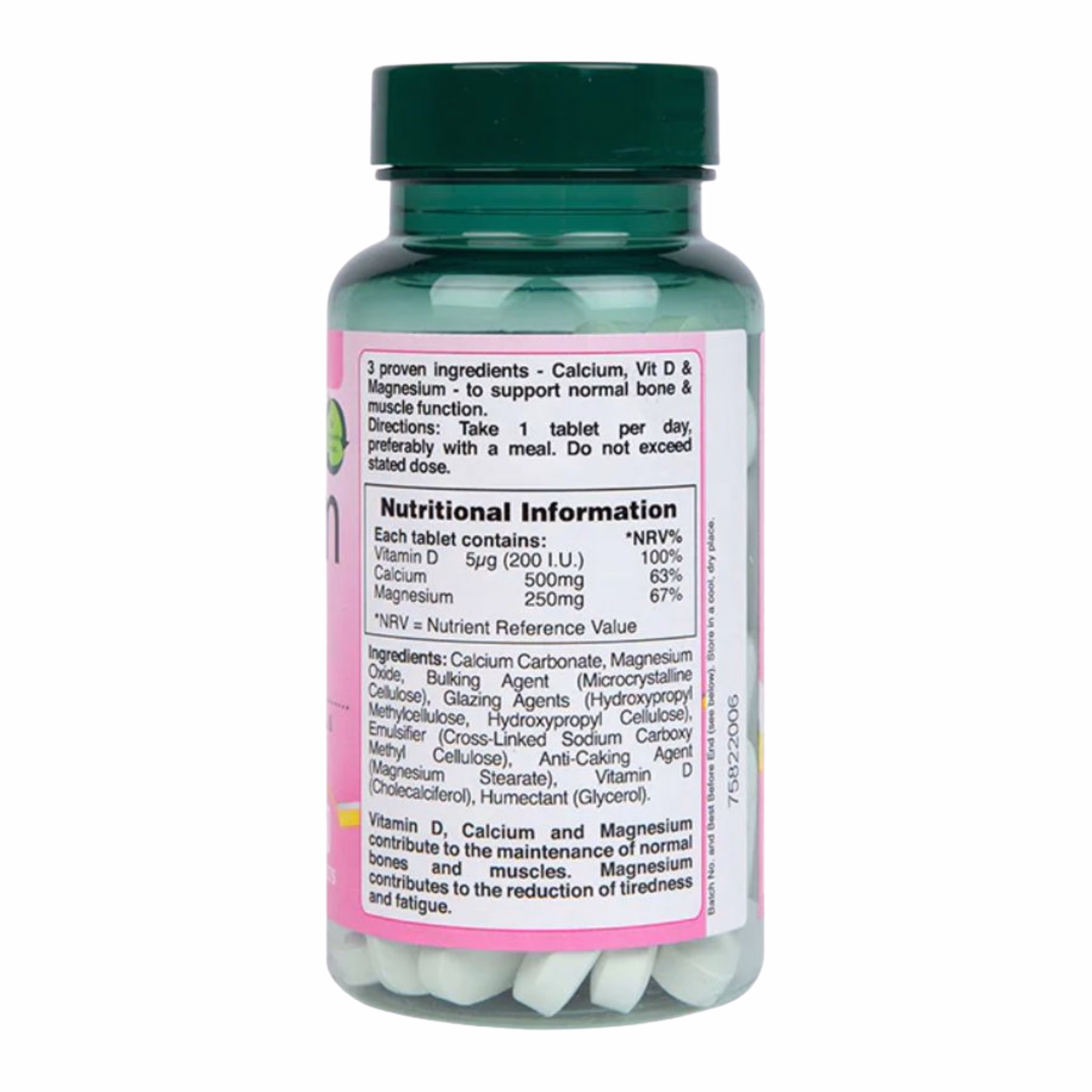 Holland & Barrett Calcium+Magnesium & Vitamin D 60 tableta - Slika 2