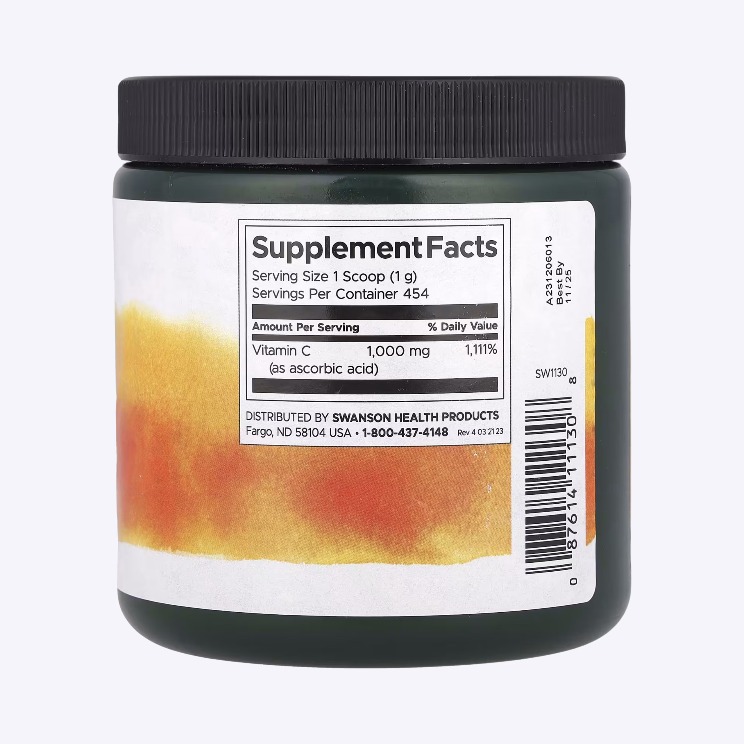 Swanson Vitamin C Powder 454g - Slika 2