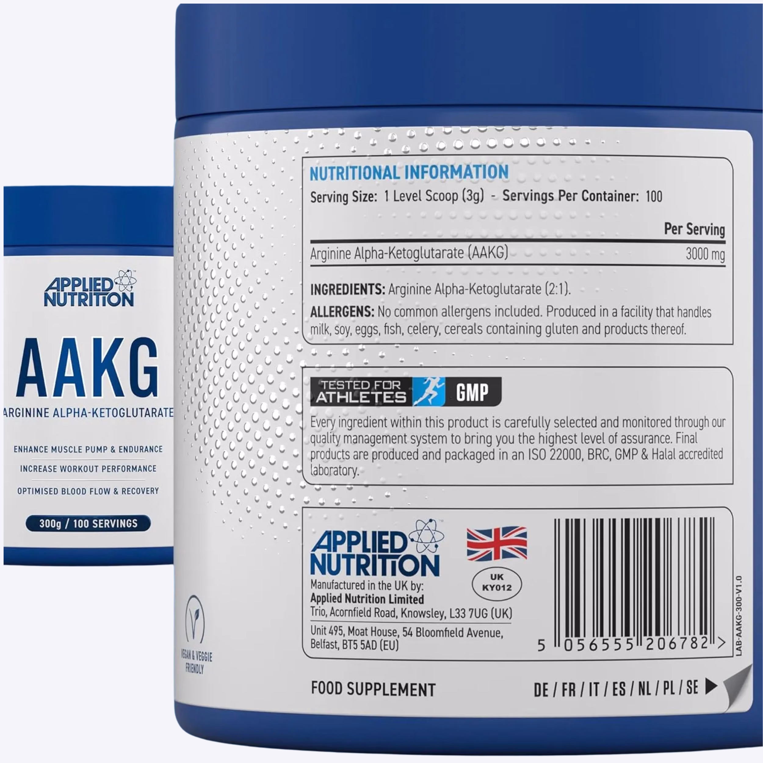 Applied Nutrition AAKG 3000mg 300g - Slika 2