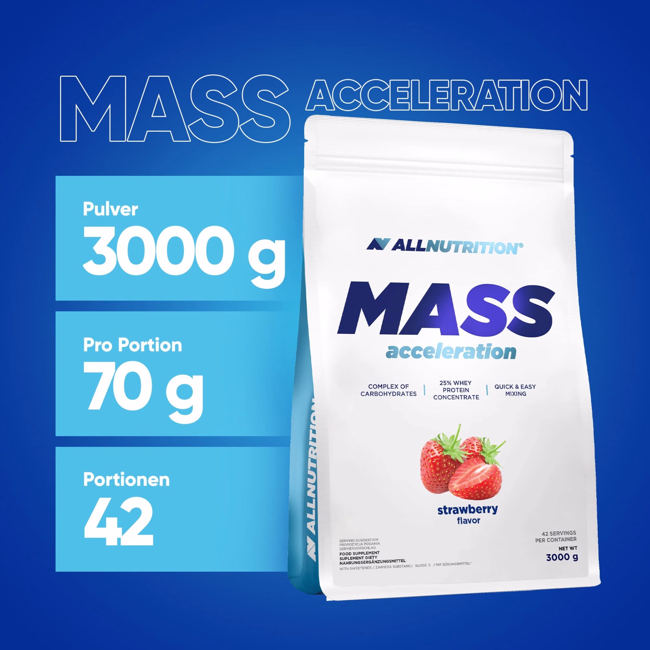 Allnutrition Mass Acceleration 1000g - Slika 3