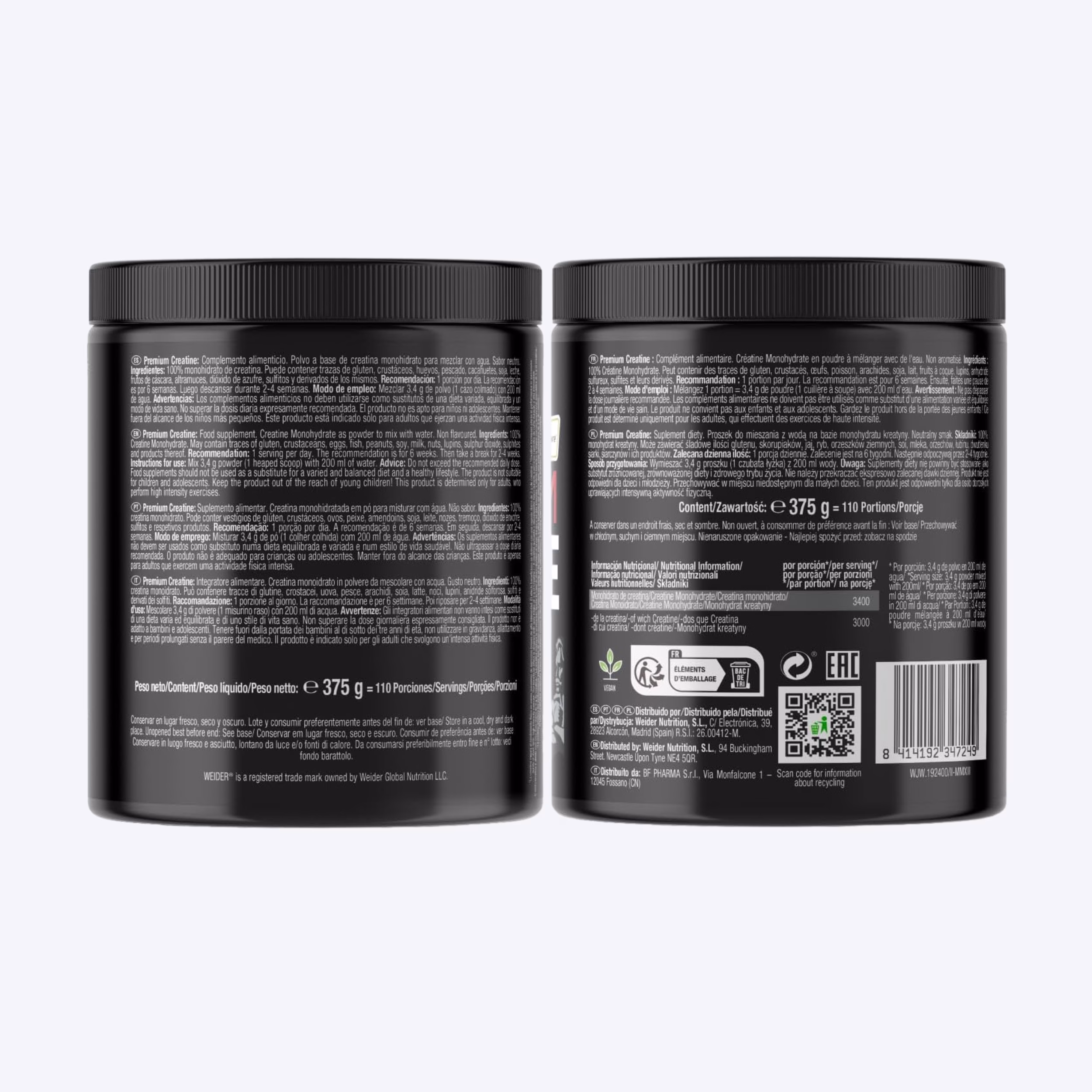 weider premium creatine creapure kreatin monohidrat creapure weider