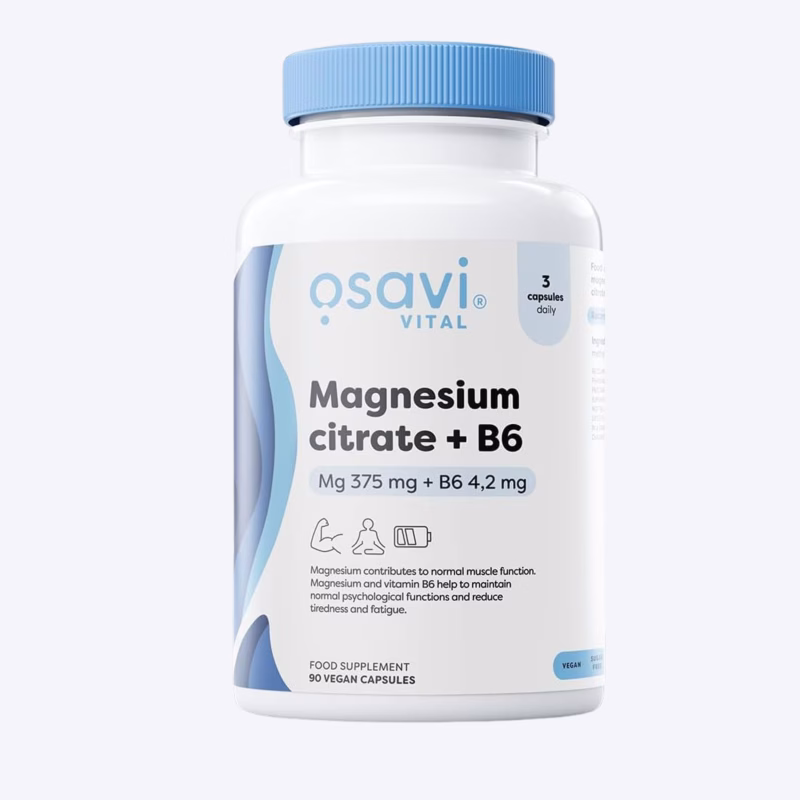 osavi magnesium citrate + b6 magnezij citrat i b6