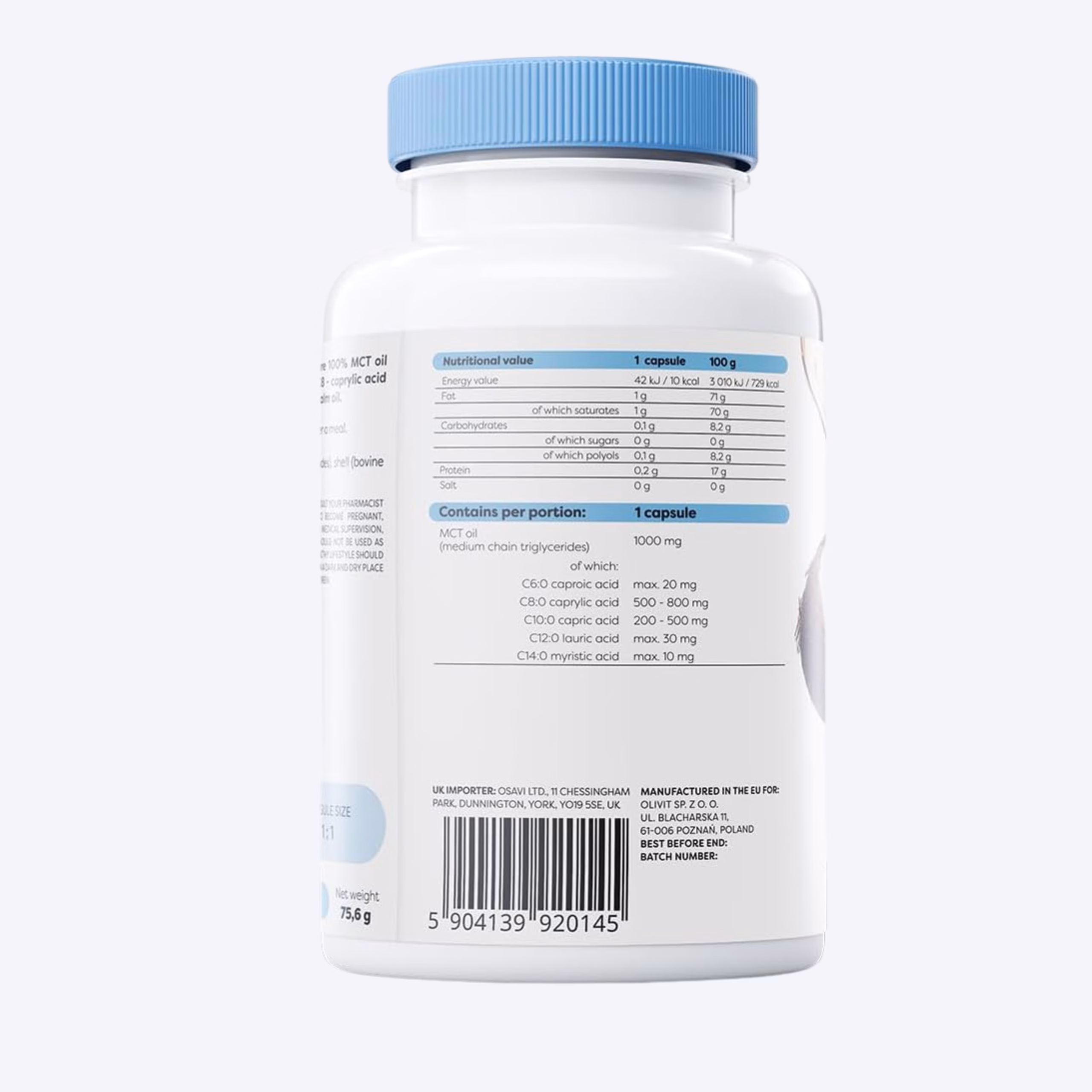 osavi mct oil 100mg osavi mct ulje kapsule kokosovo ulje