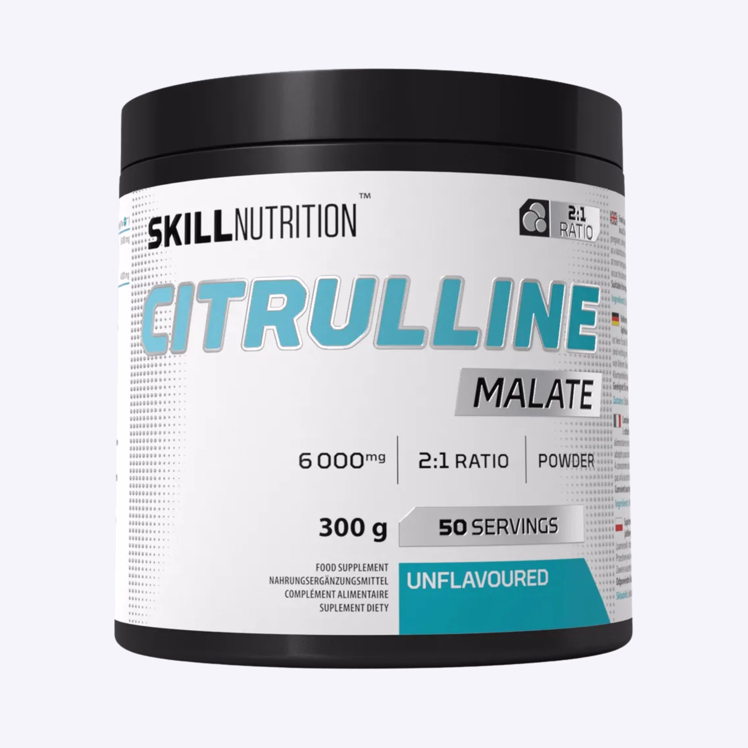 skill nutrition citrulline malate 2:1 300g unflavored citrulin malat
