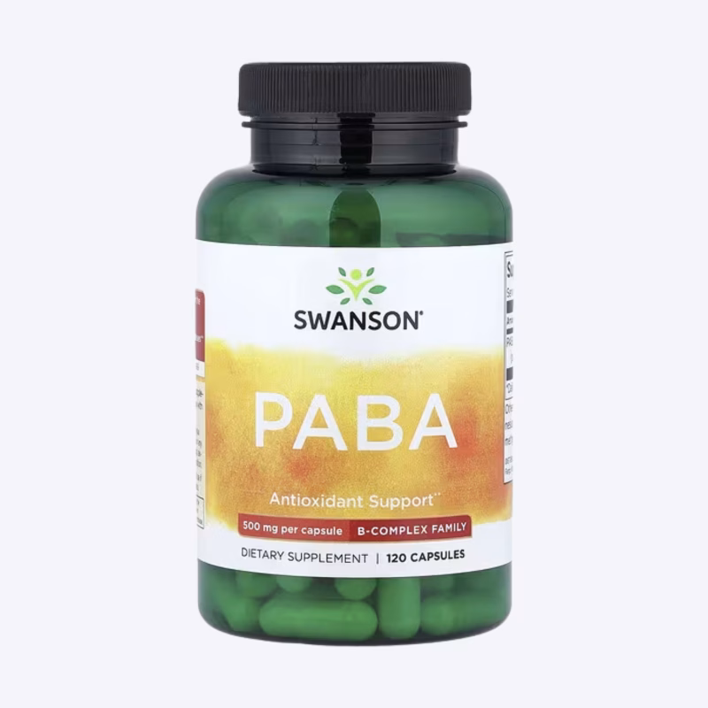 swanson paba 500mg 120 kapsula