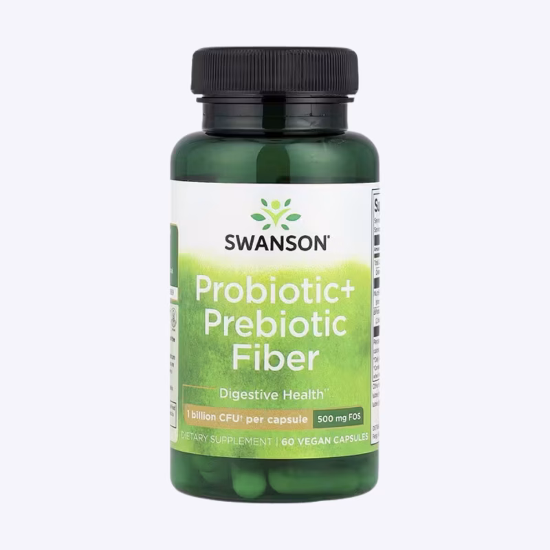 swanson probiotic prebiotic fiber 60 kapsula probiotik prebiotik vlakna za zdravlje stomaka