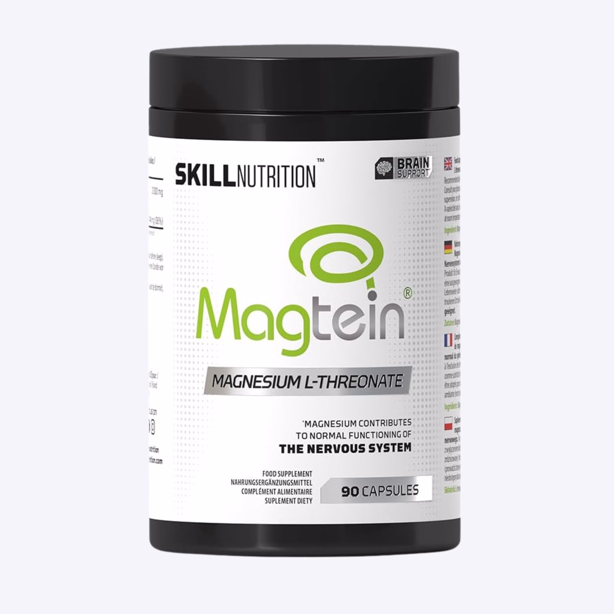Skill Nutrition Magtein® Magnesium L-Threonate 90 kapsula magnezij treonat