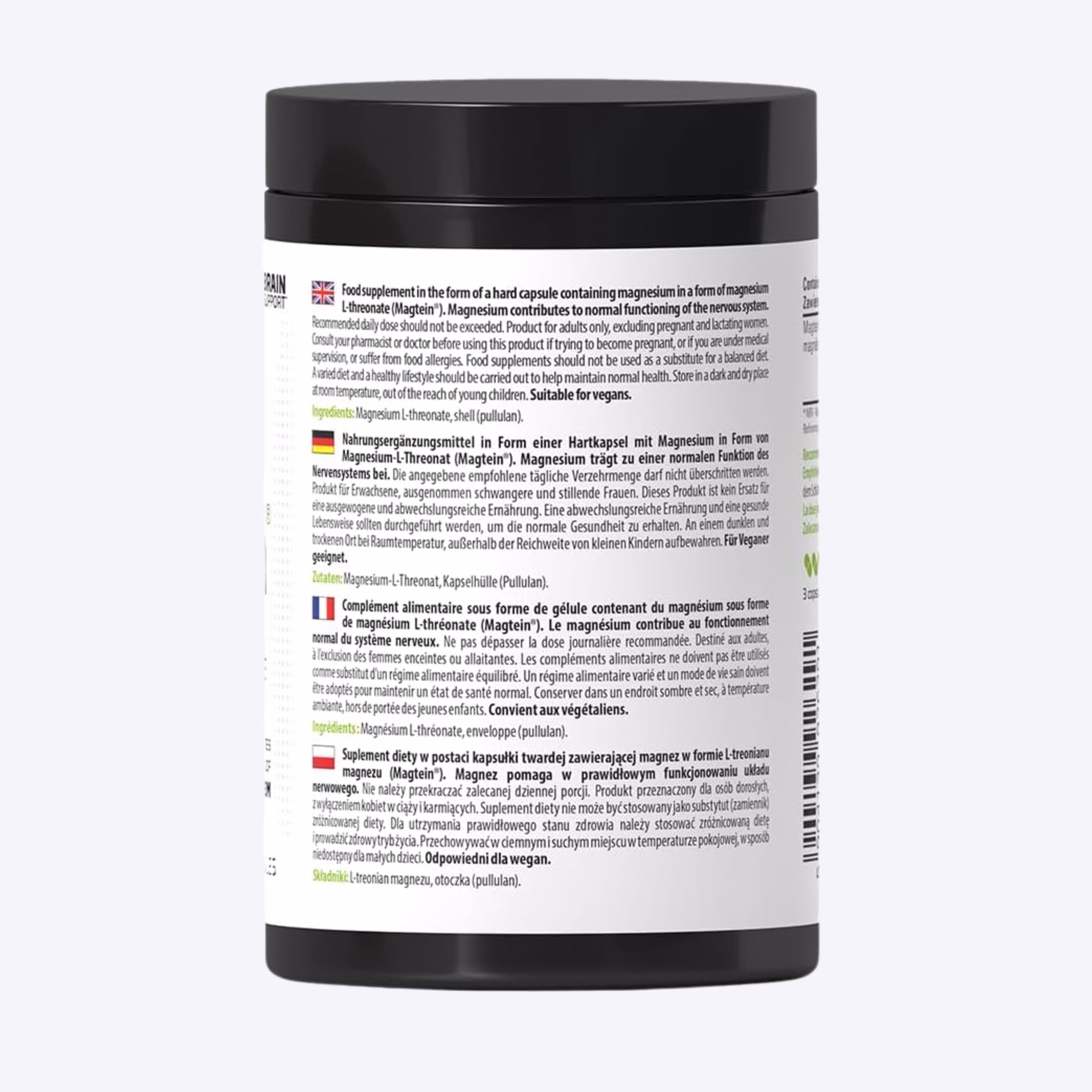 Skill Nutrition Magtein® Magnesium L-Threonate 90 kapsula magnezij treonat