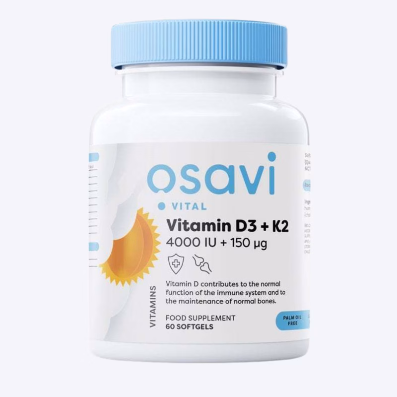 Osavi Vitamin D3+K2 4000IU+150mcg 60 kapsula