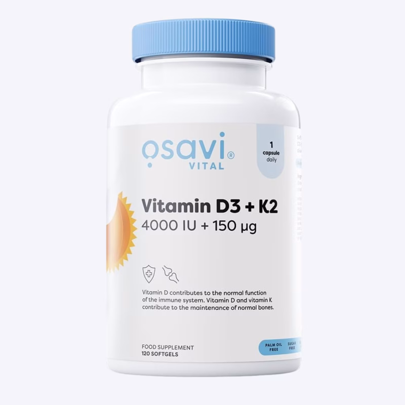 Osavi Vitamin D3+K2 4000IU+150mcg 120 kapsula