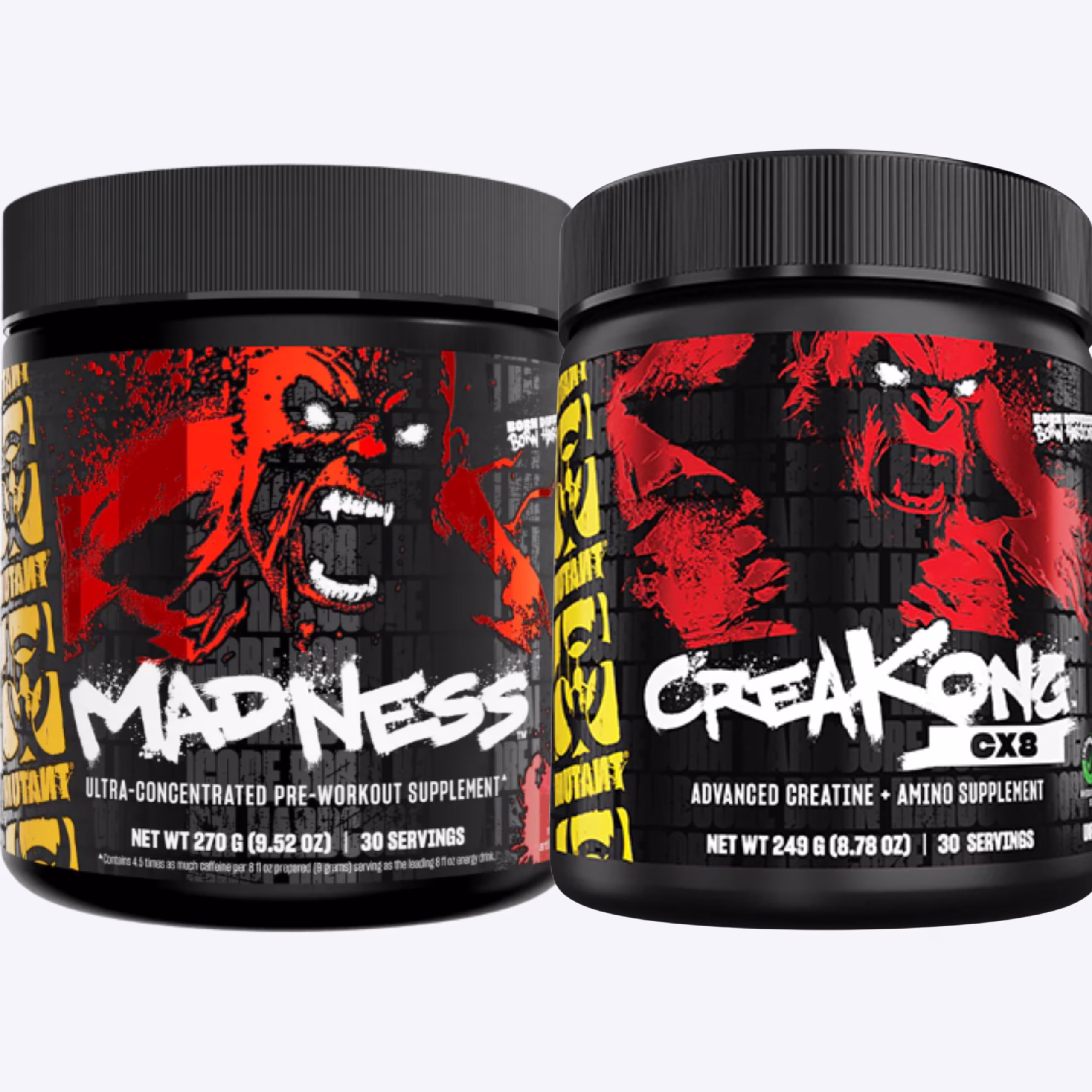 Mutant Madness 270 g + Mutant Creakong CX8 249 g – paket za maksimalan trening